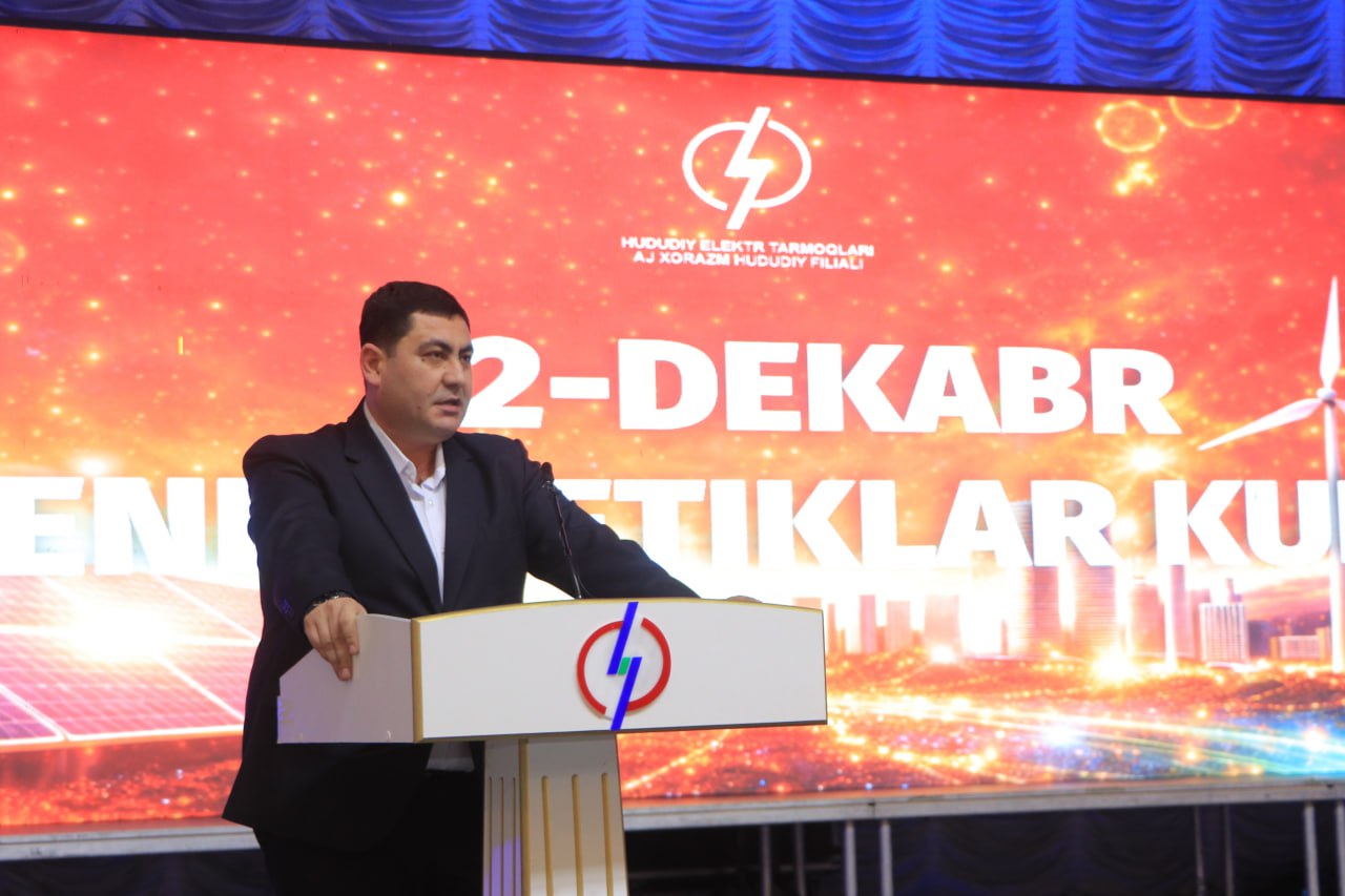 ENERGETIKLAR MUNOSIB TAQDIRLANDI

Bugun, 22-dekabr kuni iste’molchilarga barqaror elektr...