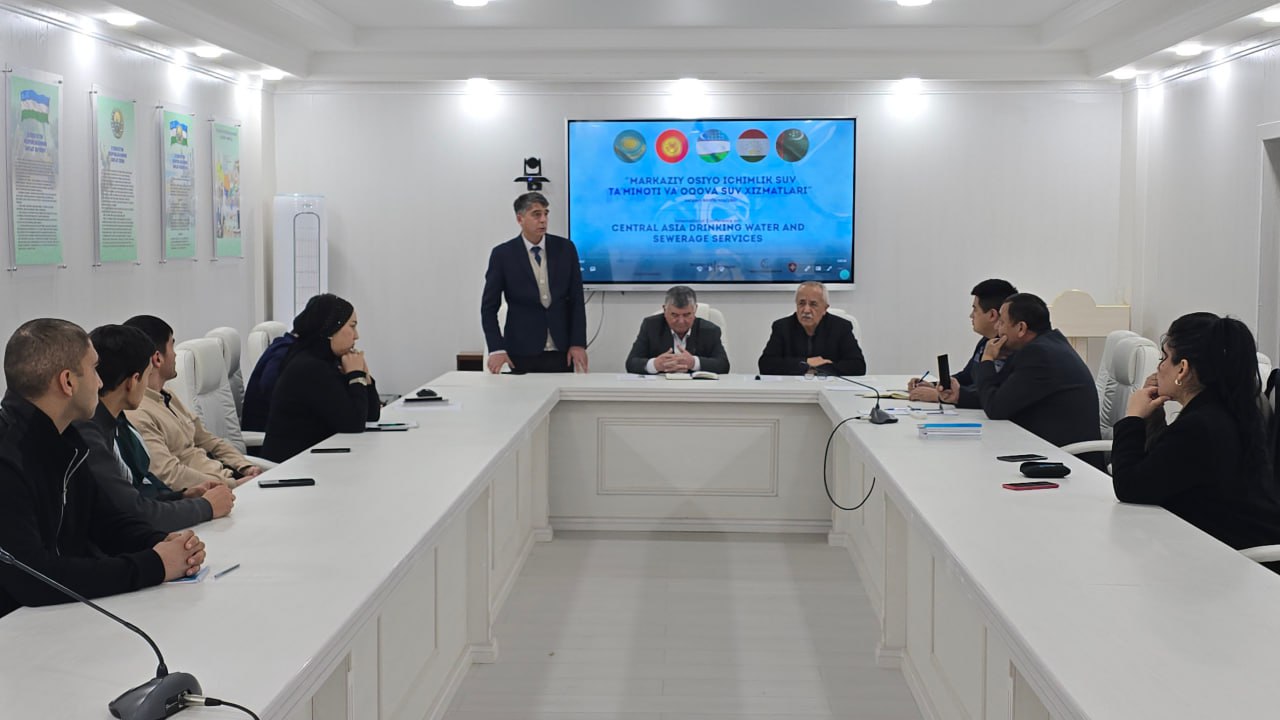 🔹Bugun “Xorazm suv taʼminoti” AJ da  “Viloyat...