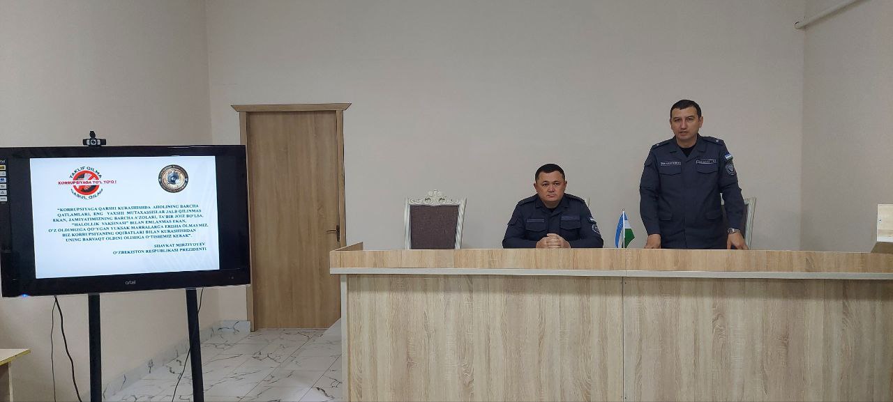 Xorazm viloyati IIB Maʼnaviy-maʼrifiy ishlar va kadrlar bilan...