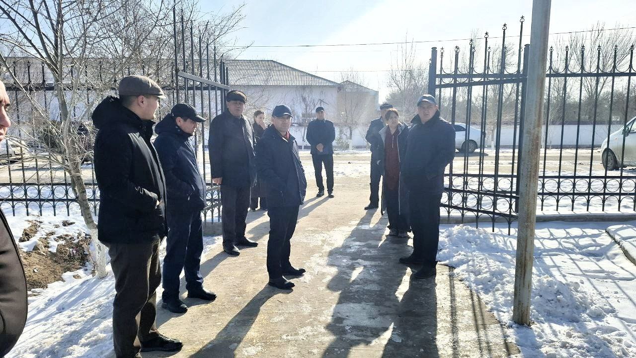 Туманнинг Шомохулум маҳалласида барпо этилган истироҳат боғи ҳудудида...