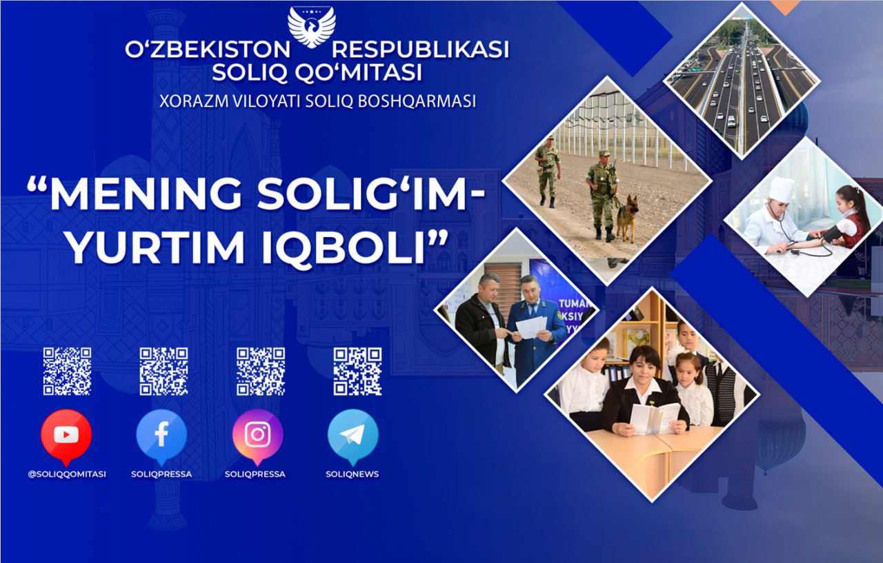 Mening soligʻim — yurtim iqboli

Soliq qoʻmitasi tashabbusi bilan...